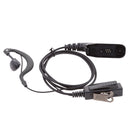 Ear Hook Earpiece Headset PTT &Mic for Motorola XPR6300 XPR6350 XPR6380