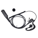 PTT Mic Earpiece Walkie Talkie Headset for Sepura STP8000 STP8030 STP9000