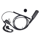 PTT Mic Earpiece Walkie Talkie Headset for Sepura STP8000 STP8030 STP9000