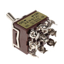 AC 250V,15A/380V,10A ON/ON 2 Position 3PDT 9 Terminals Rocker Toggle Switch