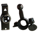 Motorcycle Bicycle Bike Handlebar Mount Holder For GPS Garmin Nuvi 24xx Series (2400 2415 2440 2445 2415LT 2445LMT 2455LMT 2455LT 2460LT) Black