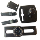Removable Swivel Car Vent Air Mount Cradle Clip for GPS Garmin Nuvi 1450 1450T 1455 1490 1490T 1495 Black