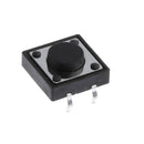 50Pieces 12x12x6mm PCB Mount Momentary Push Button Tactile Tact Switch