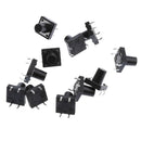 50pcs Tactile Push Button Switch Momentary Tact 12x12x12mm DIP Through-Hole 4pin