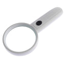 Light 3X Handheld Magnifier Reading Magnifying Glass Lens Jewelry Loupe, Illuminated Magnifying Glass for Craft, Hobby