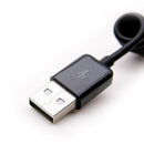 USB 2.0 Male to Female USB Cable Extended Extension Spring Cable Cord Extender for Laptop Computer PC 3m
