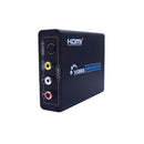 3RCA CVBS Composite S-Video R/L Audio Video To HDMI Converter Game Console HD Player TV Adapter 5V 1A EU Plug