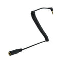 90 Degree Right Angled 3.5mm 4poles Audio Stereo Male to Female Extension Cable 1.5m Black