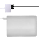 2in1 USB 3.1 Type C USB C To VGA + HDMI Converter Cable Adapter Adaptor Silver