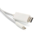 USB C to HDMI Cable 6ft , USB Type C to HDMI Cable (Compatible with Thunderbolt 3) 4K 30Hz HDMI Cable for Galaxy Note 8,Galaxy S8,2017 Macbook Pro/ iMac,2016 MacBook Pro,2015 MacBook,ChromeBook Pixel