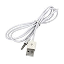 3.5mm Male AUX Audio Plug Jack to USB 2.0 Male Converter Cable Data/Charging Adapter Cable for iPod MP3 MP4