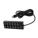 13-Port USB 2.0 Charging Hub Splitter for iMac, MacBook, MacBook Pro, MacBook Air, Mac Mini, Chrombook, Surface 3, Surface Pro 3, Surface Pro 4,Surface Book,PC, Laptop