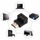 HDMI 90 Degree Right Angle Adapter High Speed HDMI Male to Female Connector Adapter for TV Stick