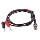 BNC Q9 To Dual 4mm Stackable Banana Plug With Socket Test Leads Probe Cable