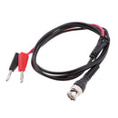BNC Q9 To Dual 4mm Stackable Banana Plug With Socket Test Leads Probe Cable