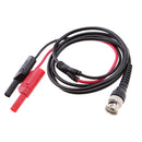BNC Q9 To Dual 4mm Stackable Shrouded Banana Plug Test Leads Probe Cable