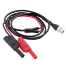BNC Q9 To Dual 4mm Stackable Shrouded Banana Plug Test Leads Probe Cable