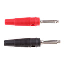 2PCS 4mm Copper Banana Plug Jack For Speaker Amplifier Test Probes Connector