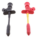 Black and Red Quick Piercing Test Needle Hook Clip Multimeter Testing Probe 4mm Socket