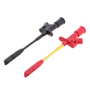 Black and Red Quick Piercing Test Needle Hook Clip Multimeter Testing Probe 4mm Socket