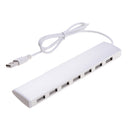 Aluminum USB 2.0 Hub 7 Port USB Hub Splitter for Mac, Windows systems PC Silver