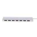 Aluminum USB 2.0 Hub 7 Port USB Hub Splitter for Mac, Windows systems PC Silver