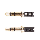 10Pieces 3.5mm 3 Pole Male Soldering Repair Headphone Audio Jack Plug Gold