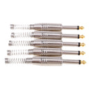 5 Pieces 1/4" Male 6.35mm Audio Cable Amplifier Connector Mono Connector Plugs with Spring for Guitar DIY Connector