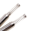 Pack of 2 Gold Plated 6.35mm 1/4 '' Male DIY Mono Plug Audio Adapter Spring