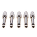 5Pieces 6.5mm Male Plug To RCA Phono Female Socket Convertor