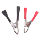 10 Pieces Insulated Testing Alligator Crocodile Clips Black Red