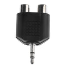 10Pieces 3.5mm Stereo Male To Dual RCA Female Adapter