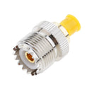 RF Adapter Connector Converter SMA Female (No Pin) to UHF SO-239 Female WIFI Antenna Plug for Antennas, Wireless LAN Devices, Coaxial cable, Wi-Fi Radios External Antenna