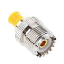 RF Adapter Connector Converter SMA Female (No Pin) to UHF SO-239 Female WIFI Antenna Plug for Antennas, Wireless LAN Devices, Coaxial cable, Wi-Fi Radios External Antenna