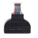 RJ45/8P8C Ethernet Plug RJ-45 Male to 8 Pin AV Terminal Screw Converter Plug for UTP Cat5 Cat6 Cat7 cable