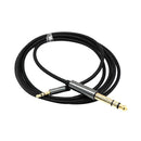 3.5mm 1/8" Male To 6.35mm 1/4" Male TRS Stereo Audio Cable