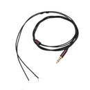 Gold-plated DIY Audio Cable Earphone Maintenance Wire DIY 3.5MM Jack Replacement 120cm Red