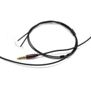 Gold-plated DIY Audio Cable Earphone Maintenance Wire DIY 3.5MM Jack Replacement 120cm Red