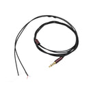 Gold-plated DIY Audio Cable Earphone Maintenance Wire DIY 3.5MM Jack Replacement 120cm Red