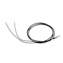 Gold-plated DIY Audio Cable Earphone Maintenance Wire DIY 3.5MM Jack Replacement 120cm Black And Gray