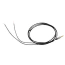 Gold-plated DIY Audio Cable Earphone Maintenance Wire DIY 3.5MM Jack Replacement 120cm Black And Gray
