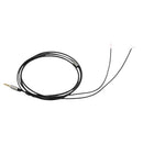 Gold-plated DIY Audio Cable Earphone Maintenance Wire DIY 3.5MM Jack Replacement 120cm Black And Gray