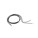 Gold-plated DIY Audio Cable Earphone Maintenance Wire DIY 3.5MM Jack Replacement 120cm Black And Gray