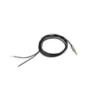 Gold-plated DIY Audio Cable Earphone Maintenance Wire DIY 3.5MM Jack Replacement 120cm Black And Gray