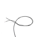 Gold-plated DIY Audio Cable Earphone Maintenance Wire DIY 3.5MM Jack Replacement 120cm Black And Gray