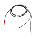 Gold-plated DIY Audio Cable Earphone Maintenance Wire DIY 3.5MM Jack Replacement 120cm Red