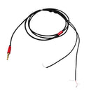 Gold-plated DIY Audio Cable Earphone Maintenance Wire DIY 3.5MM Jack Replacement 120cm Red