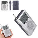 Mini Portable Pocket AM FM Radio Speaker Telescopic Antenna 3.5mm Jack