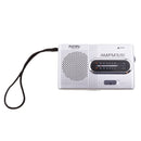 Portable Pocket Mini Radio, BC-R21 FM/AM Operated by 2 AA Battery with Headphone Jack Port Radio. Designed for Life and Convenience (Sliver)