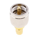 UHF Male to SMA Male Coaxial Adapter UHF to SMA Coax Jack Connector Adapter for Antenna / Radio